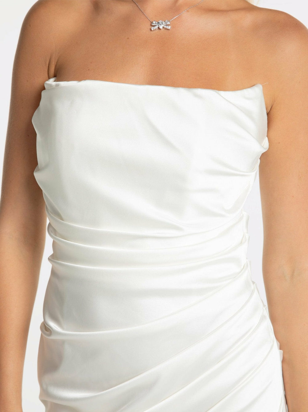 Jolene Dress: White Mini Dress for Bridal Shower | Nana Jacqueline