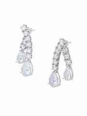 Bella Earrings: Silver Earrings for Bridal Shower | Nana Jacqueline