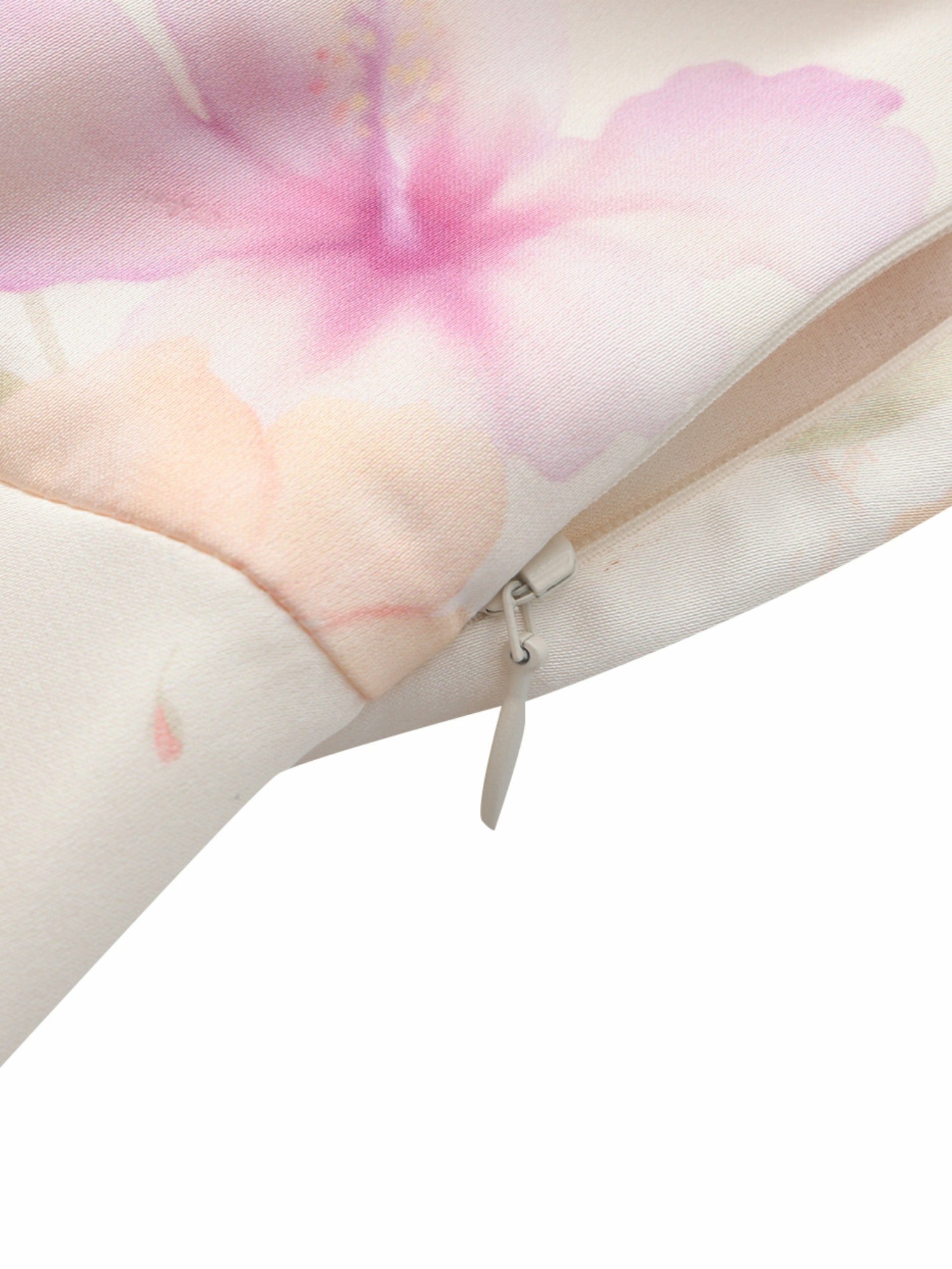 Ella Halter Ruffle Ivory Floral Dress | Nana Jacqueline