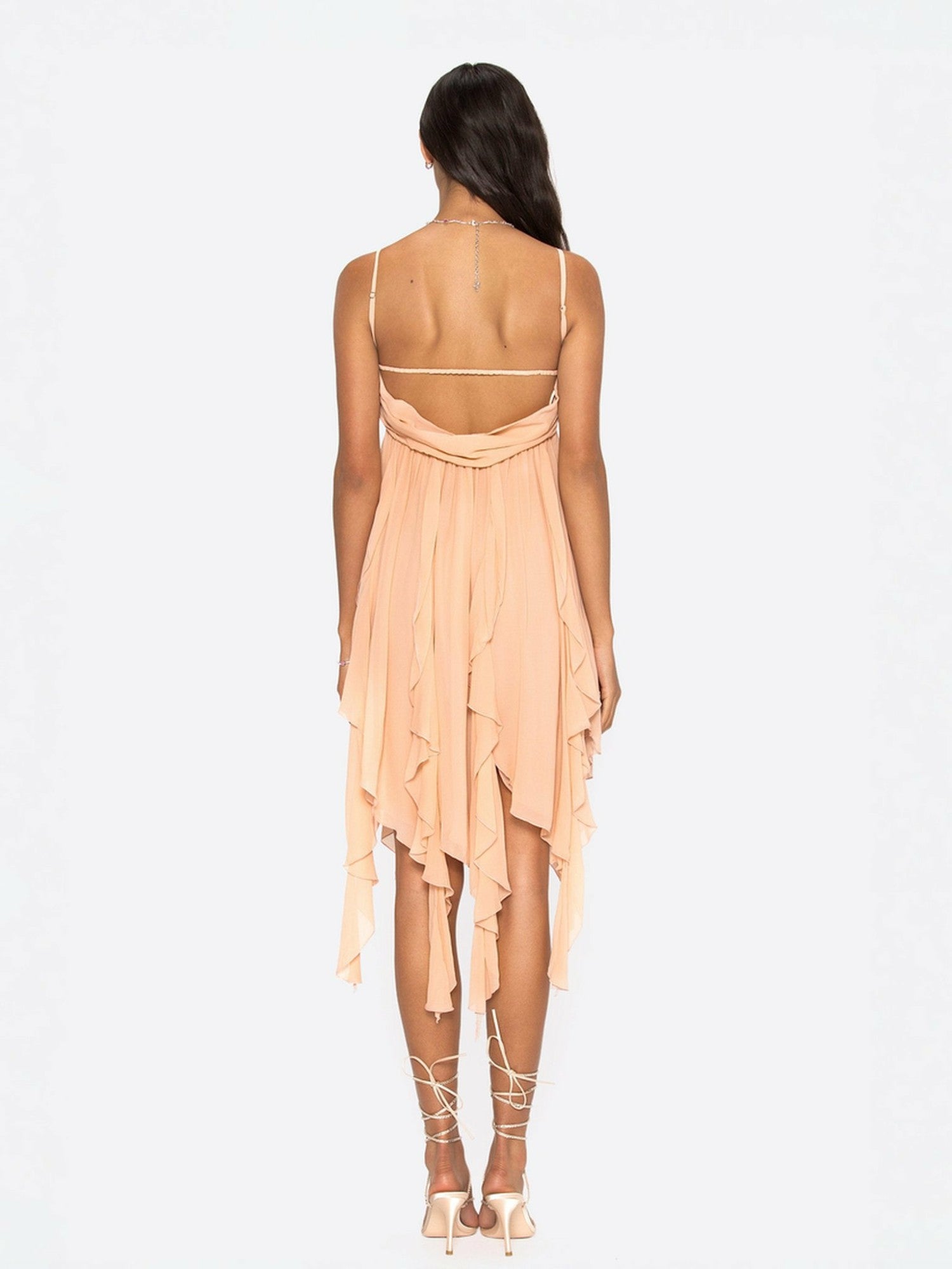 Stella Chiffon Dress: Pink Dress for Garden Party | Nana Jacqueline