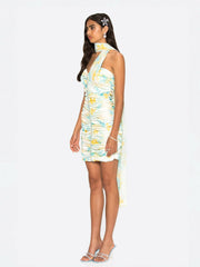 Celine Dress: Green Mini Dress for Birthday Celebration | Nana Jacqueline