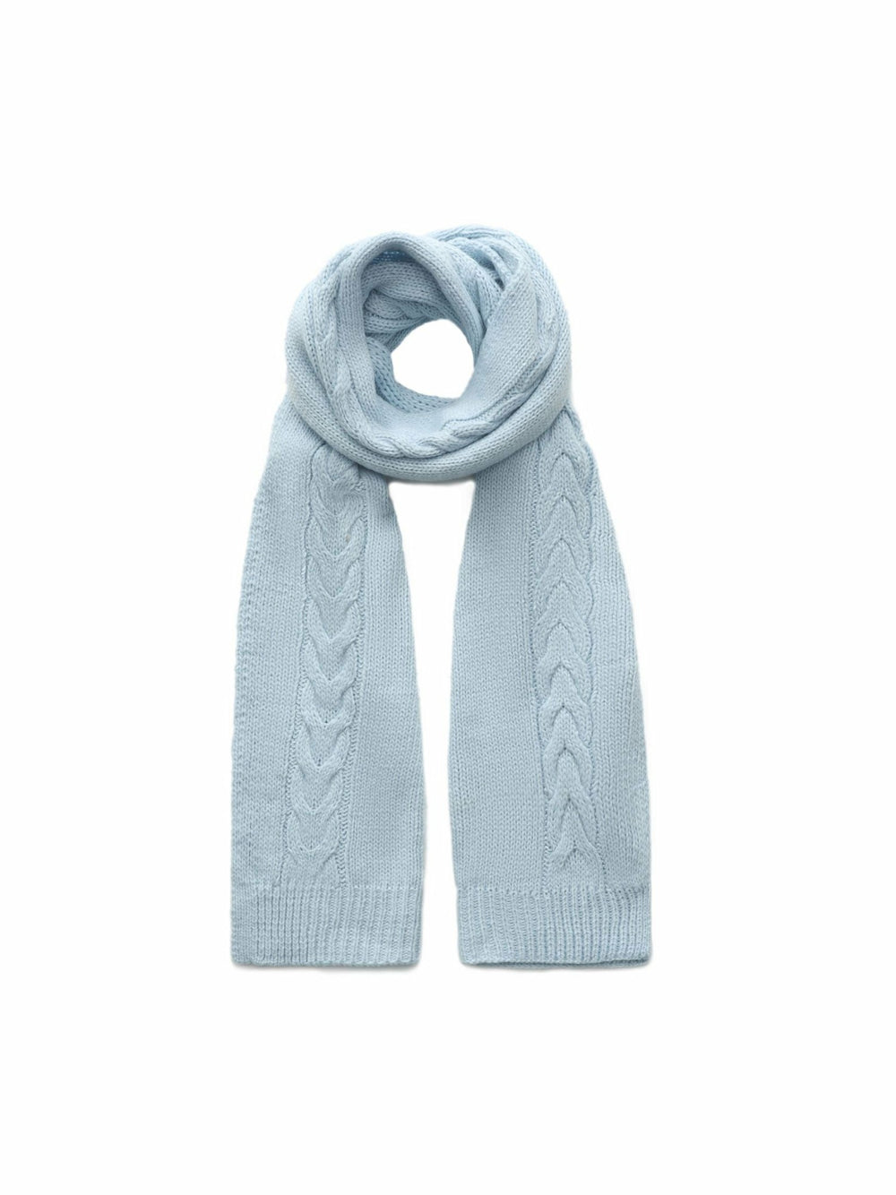 Addison Coat + Scarf Set: Blue Knit Set for Resort Brunch | Nana Jacqueline