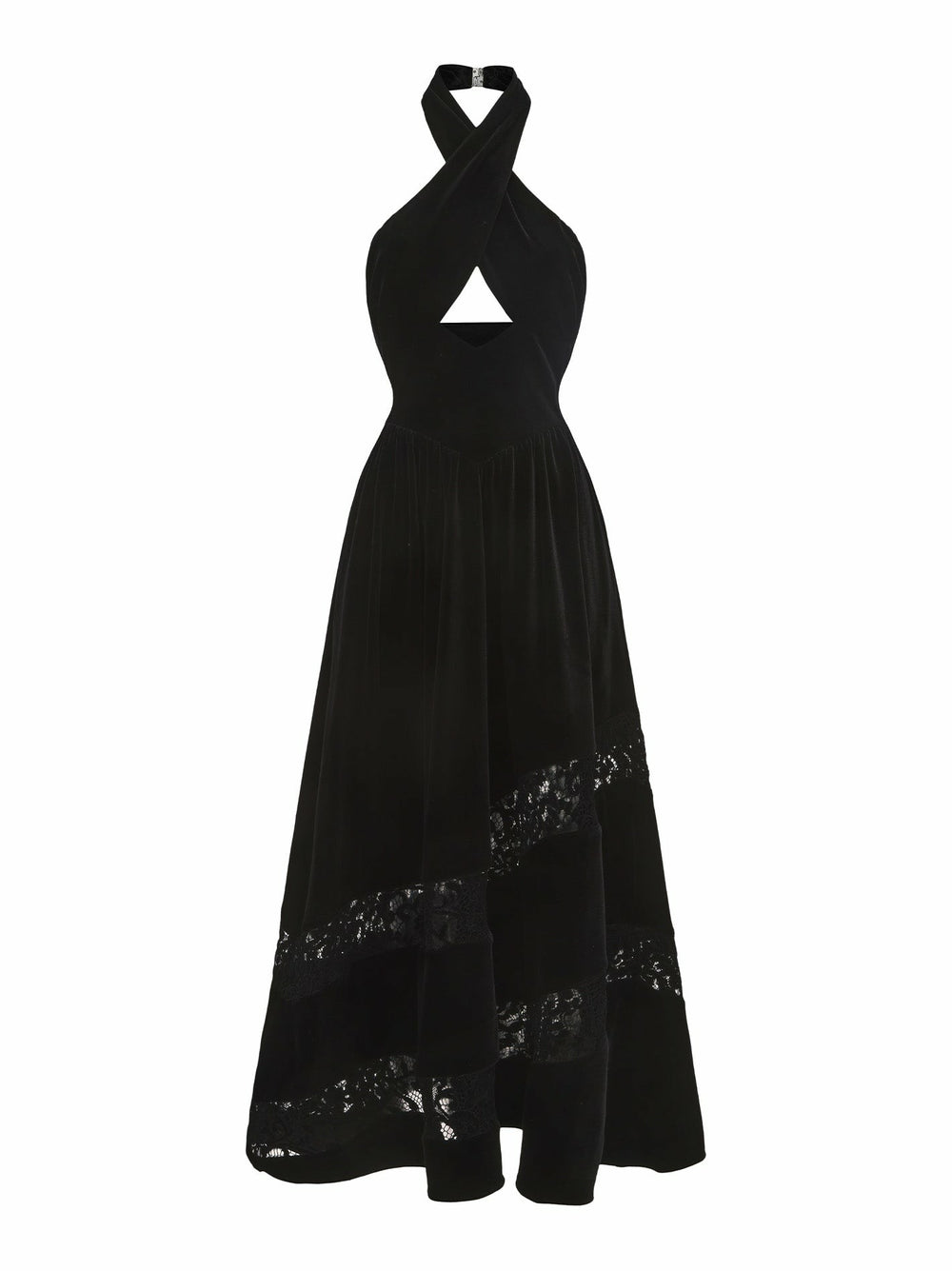 Maxine Velvet Dress: Black Maxi Dress for Cocktail Party | Nana Jacqueline
