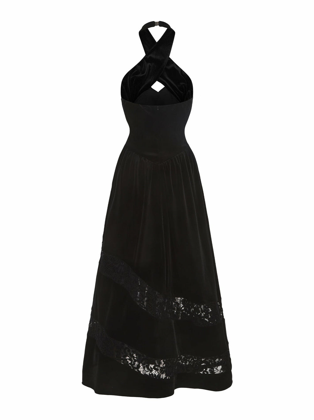 Maxine Velvet Dress: Black Maxi Dress for Cocktail Party | Nana Jacqueline