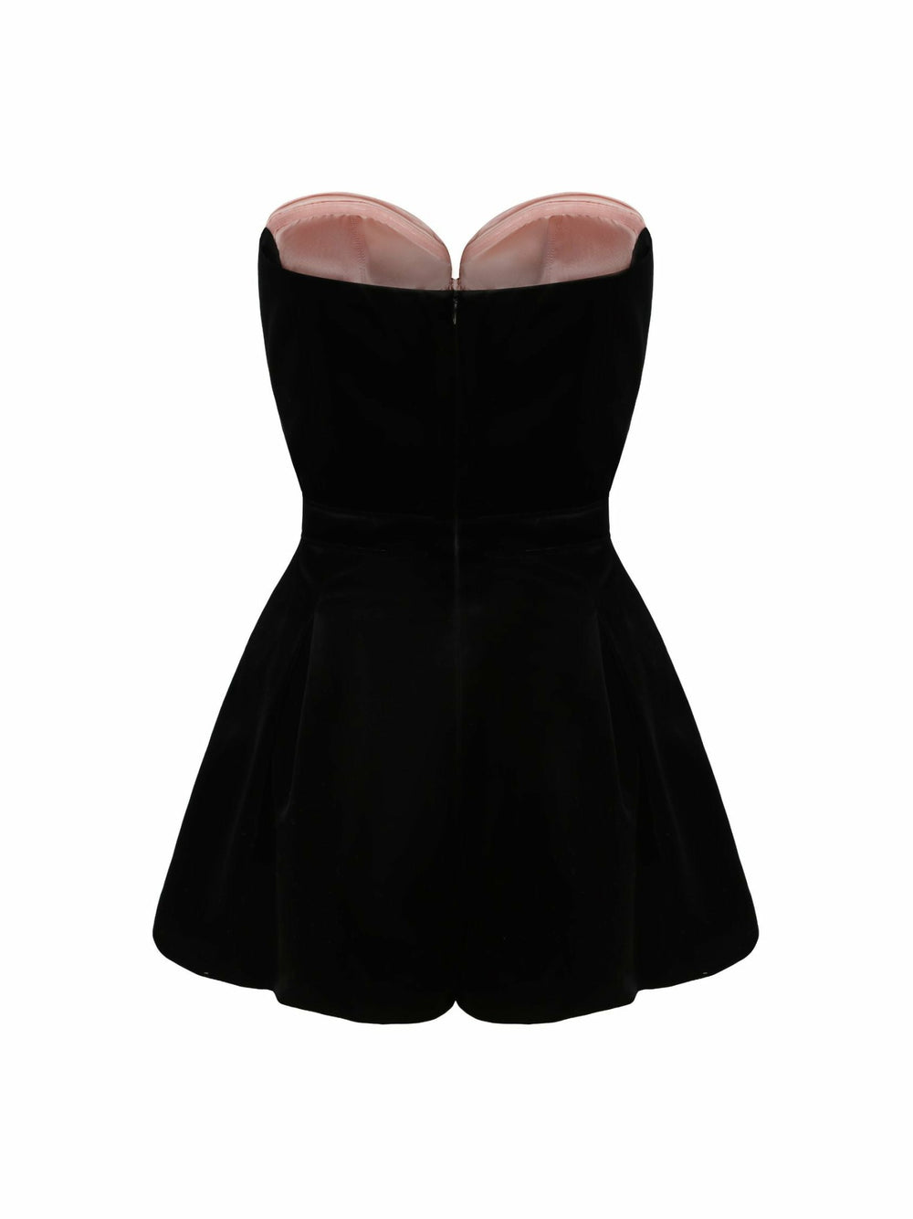 Amanda Velvet Jumpsuit: Pink Jumpsuit for Cocktail Party | Nana Jacqueline