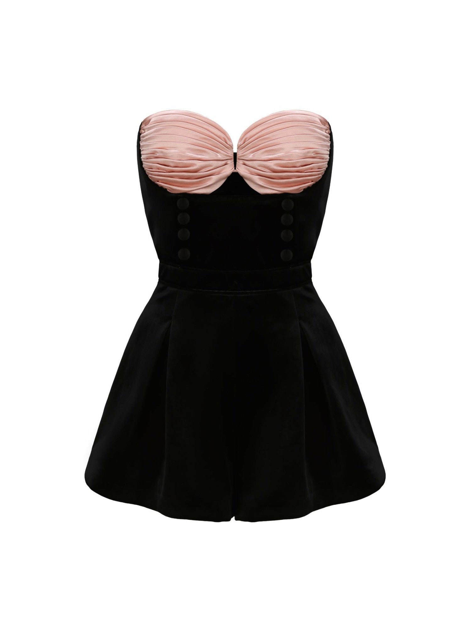 Amanda Velvet Jumpsuit: Pink Jumpsuit for Cocktail Party | Nana Jacqueline