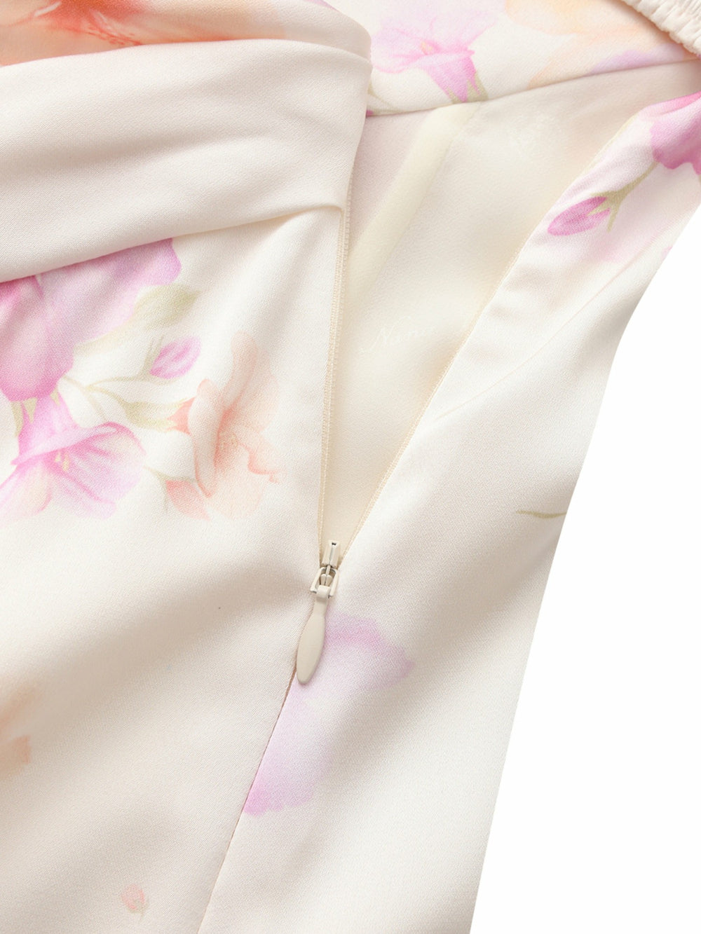 Karina Open-Back Floral Ivory Dress | Nana Jacqueline