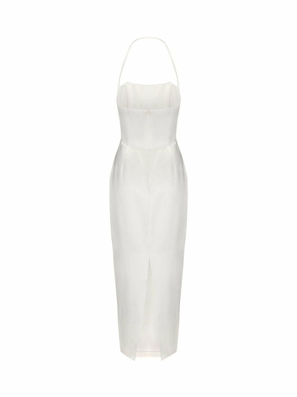Serena Dress: White Midi Dress for Rehearsal Dinner | Nana Jacqueline