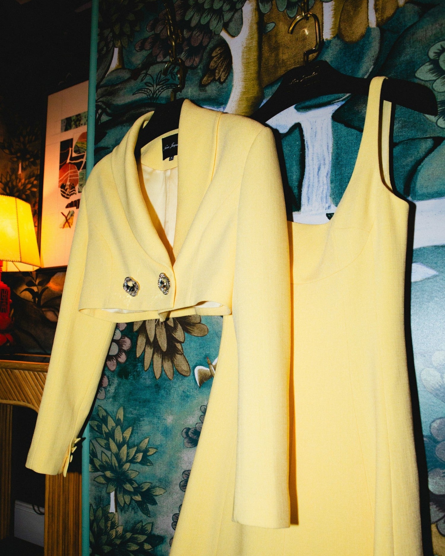 Josephine Dress: Yellow Midi Dress for Garden Party | Nana Jacqueline