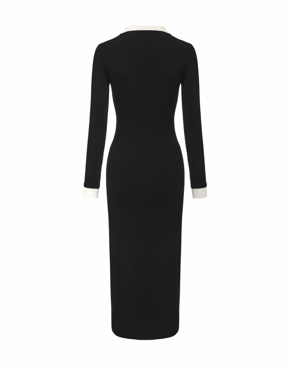 Colette Knit Maxi Dress: Black Maxi Dress for Cocktail Party | Nana Jacqueline