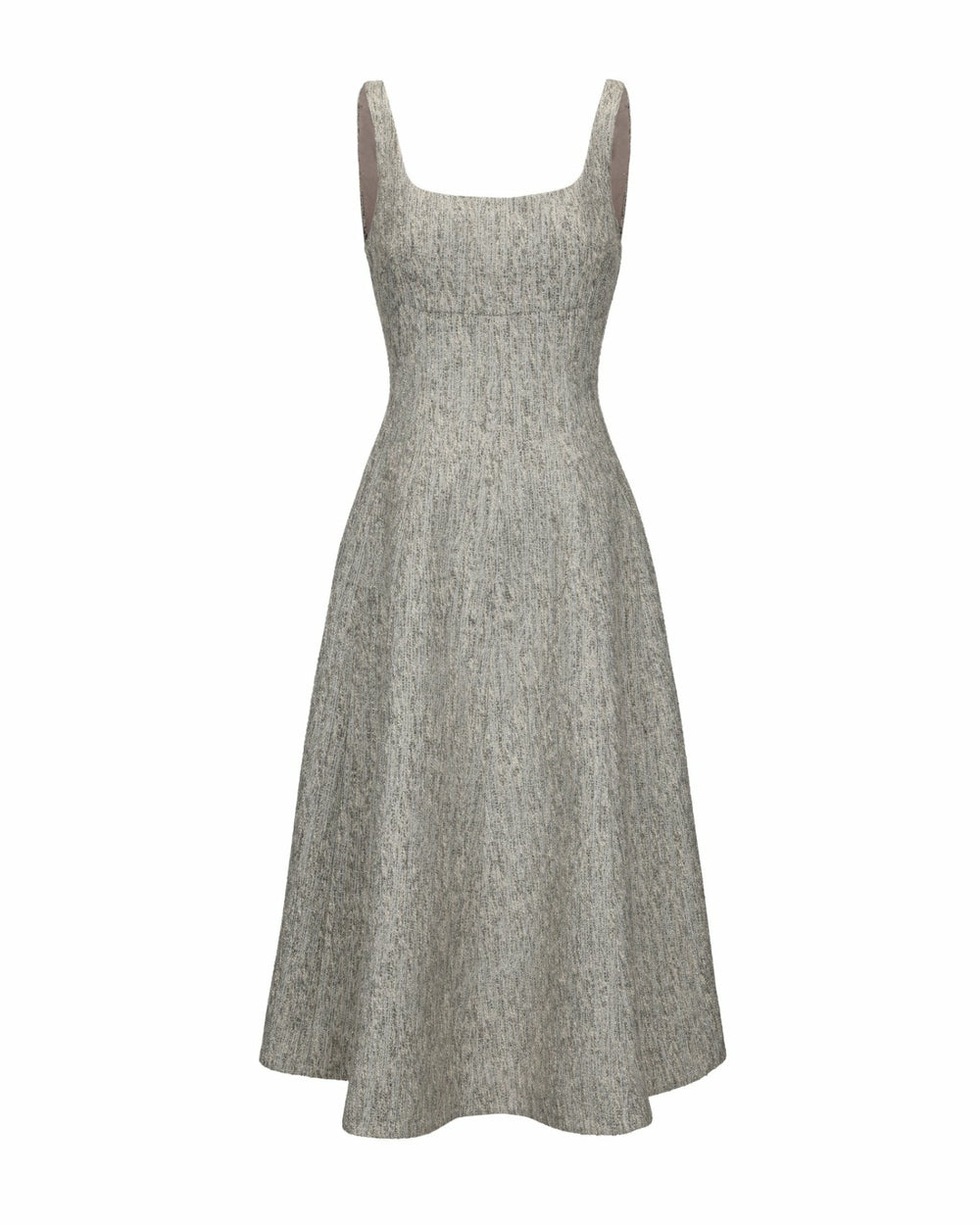 Josephine Dress: Gray Midi Dress for Garden Party | Nana Jacqueline