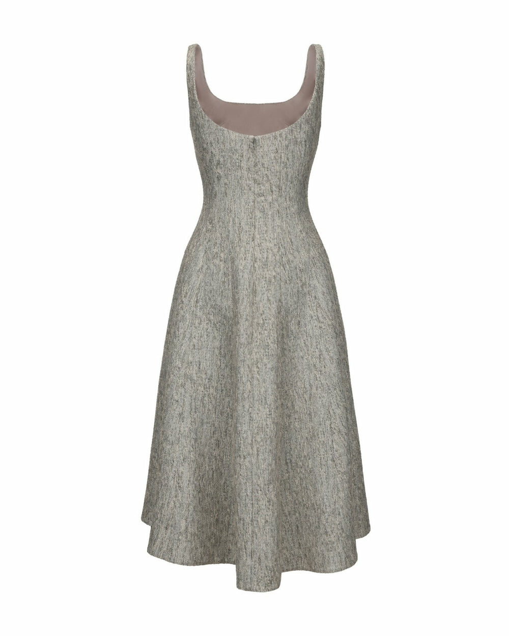 Josephine Dress: Gray Midi Dress for Garden Party | Nana Jacqueline