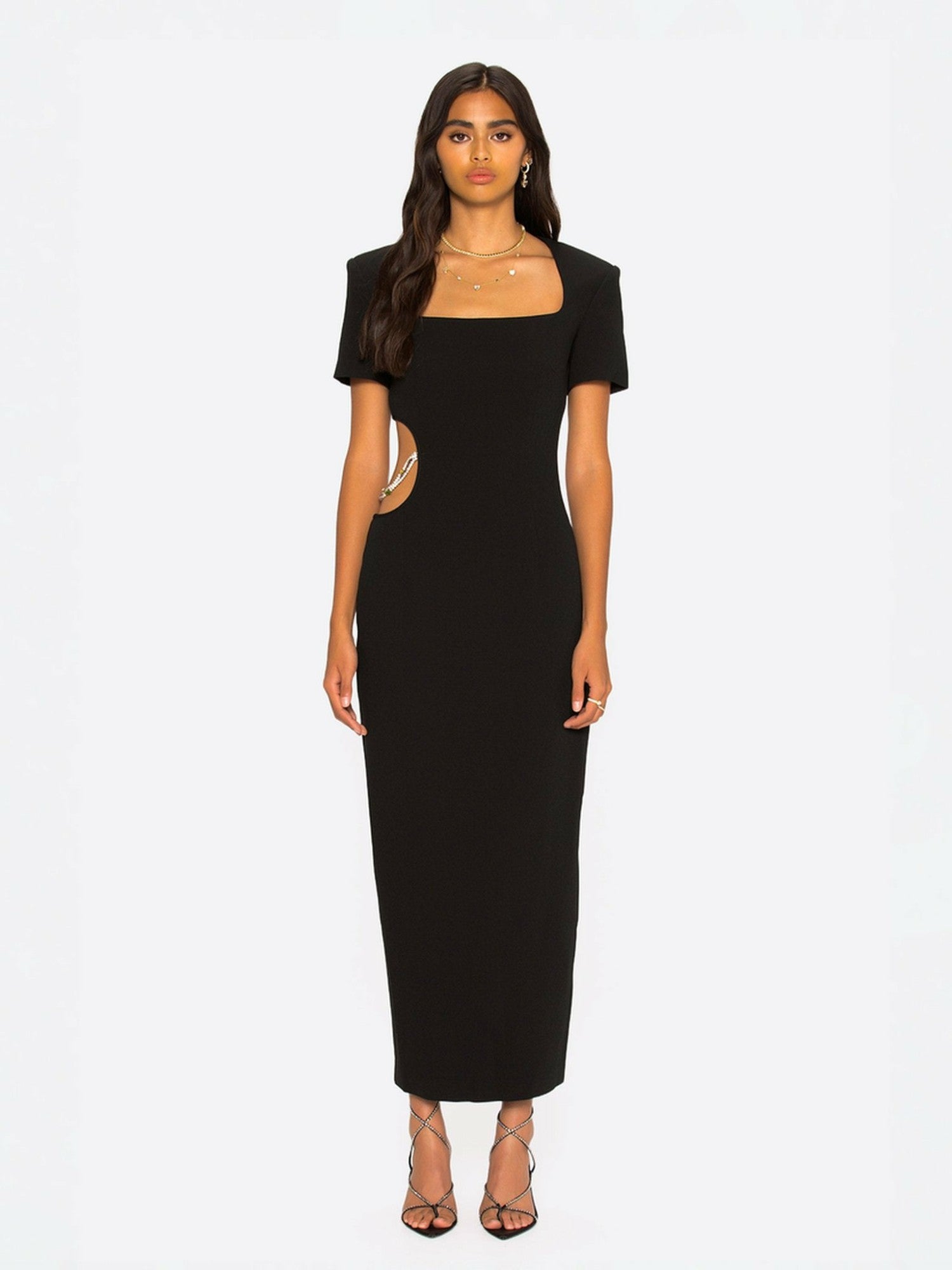 Zoe Dress: Black Maxi Dress for Cocktail Party | Nana Jacqueline