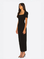 Zoe Dress: Black Maxi Dress for Cocktail Party | Nana Jacqueline