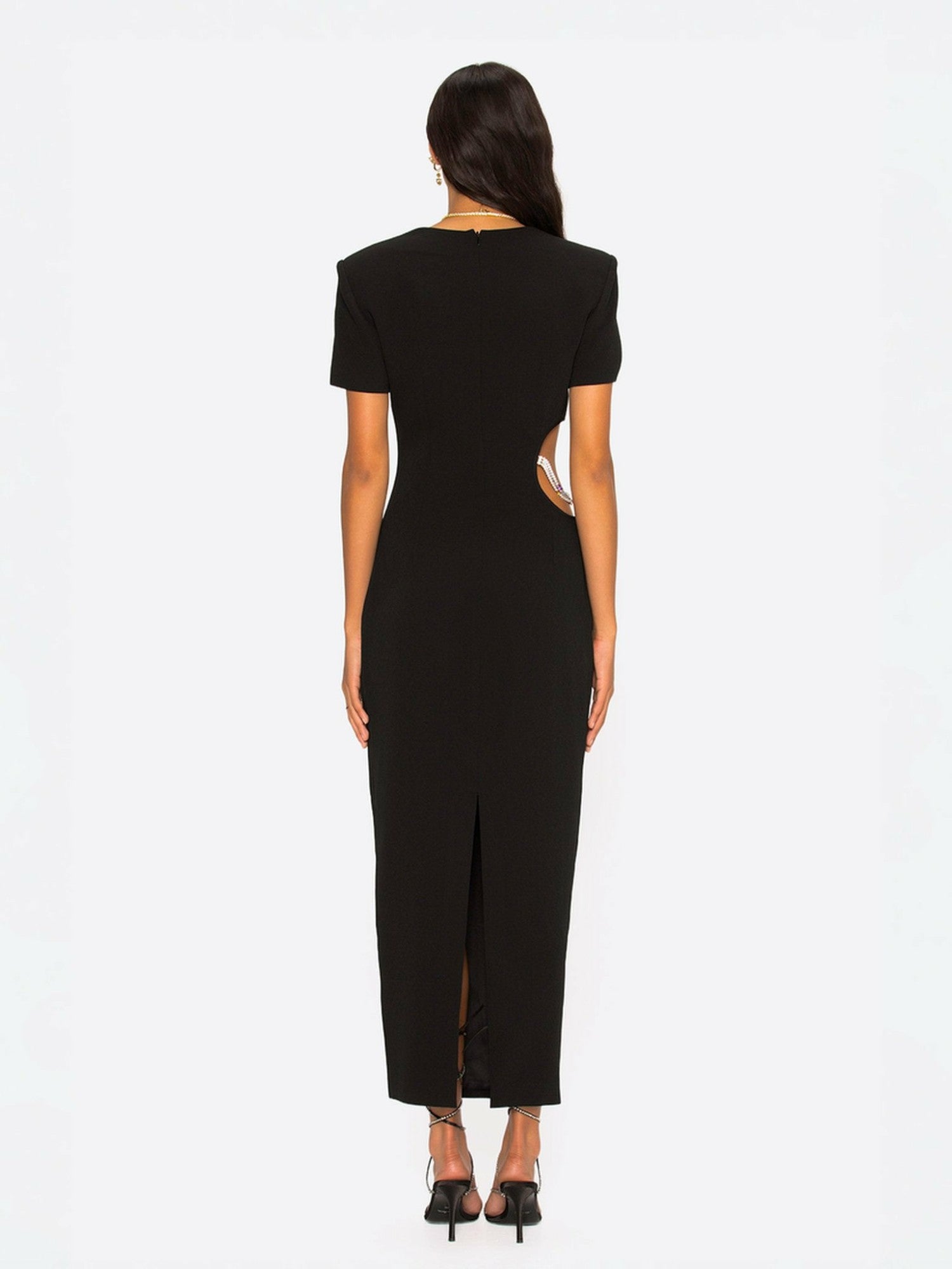 Zoe Dress: Black Maxi Dress for Cocktail Party | Nana Jacqueline