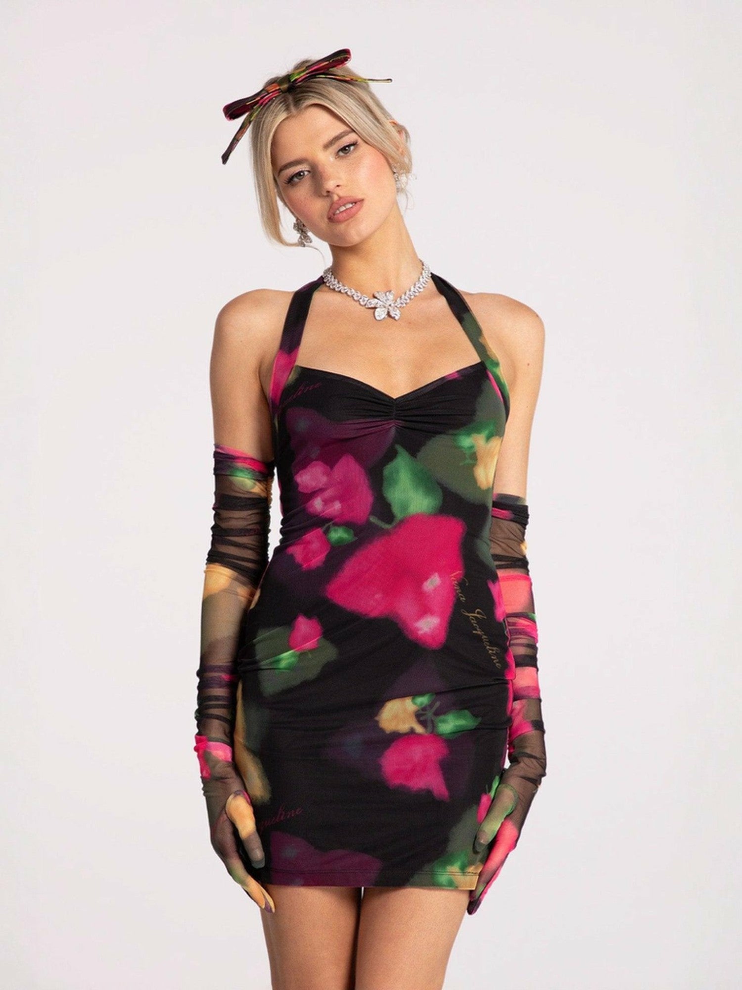 Jonna Dress: Floral Mini Dress for Birthday Celebration | Nana Jacqueline