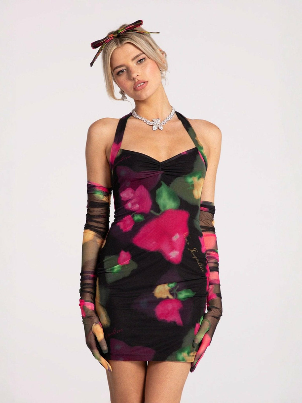 Jonna Dress: Floral Mini Dress for Birthday Celebration | Nana Jacqueline