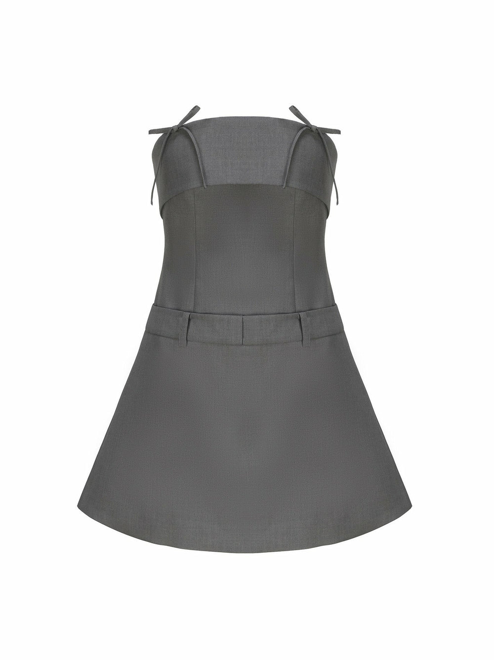 Ashley Dress: Grey Mini Dress for Date Night | Nana Jacqueline