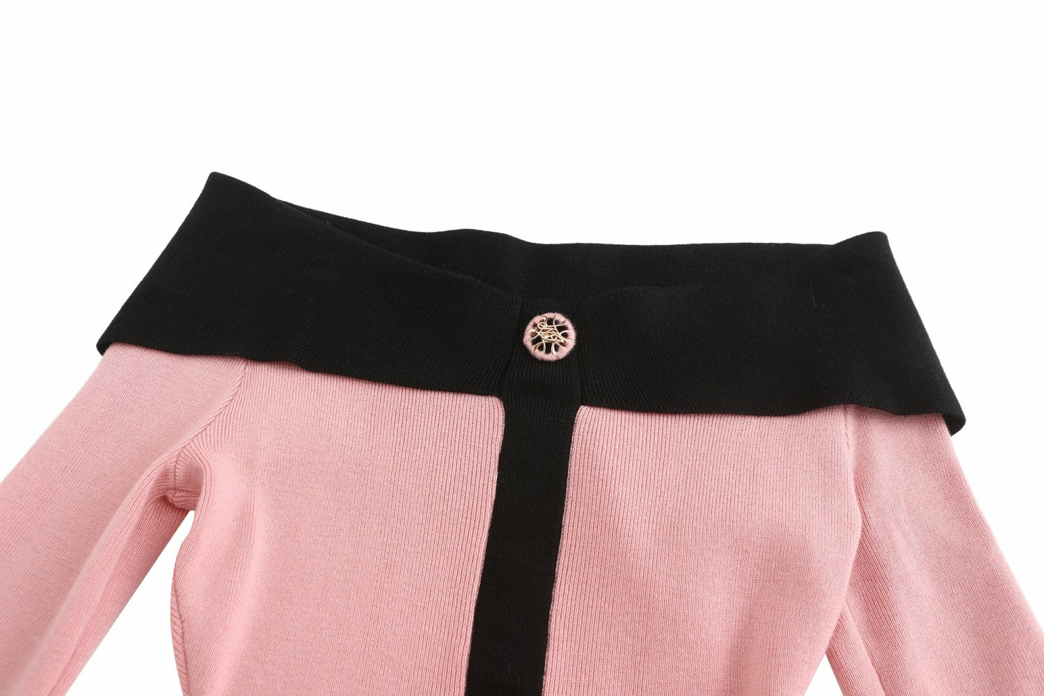 Annie Knit Dress: Pink Midi Dress for Brunch | Nana Jacqueline