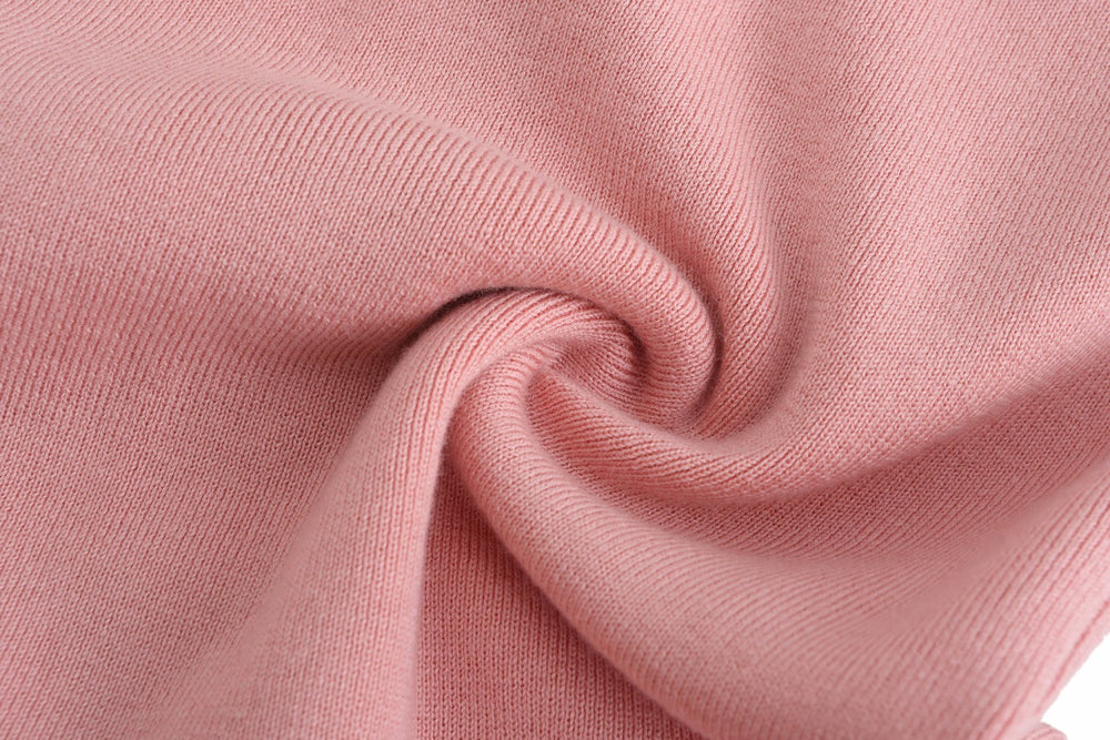 Annie Knit Dress: Pink Midi Dress for Brunch | Nana Jacqueline