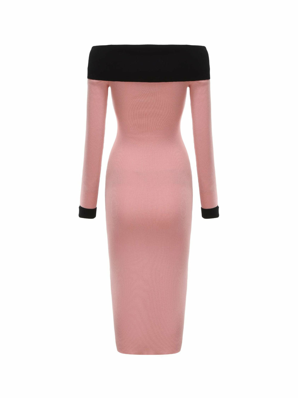 Annie Knit Dress: Pink Midi Dress for Brunch | Nana Jacqueline
