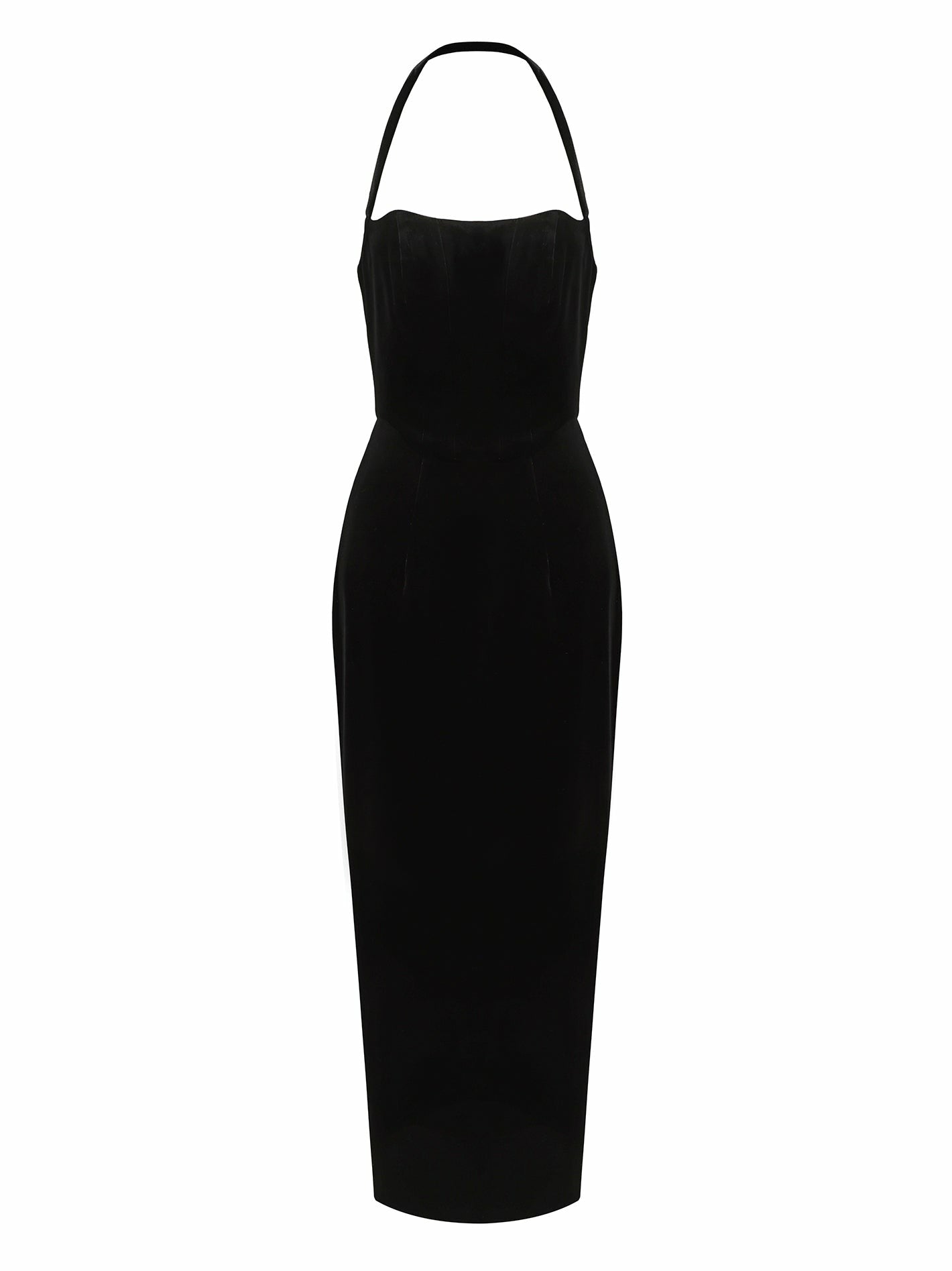 Serena Dress: Black Midi Dress for Cocktail Party | Nana Jacqueline