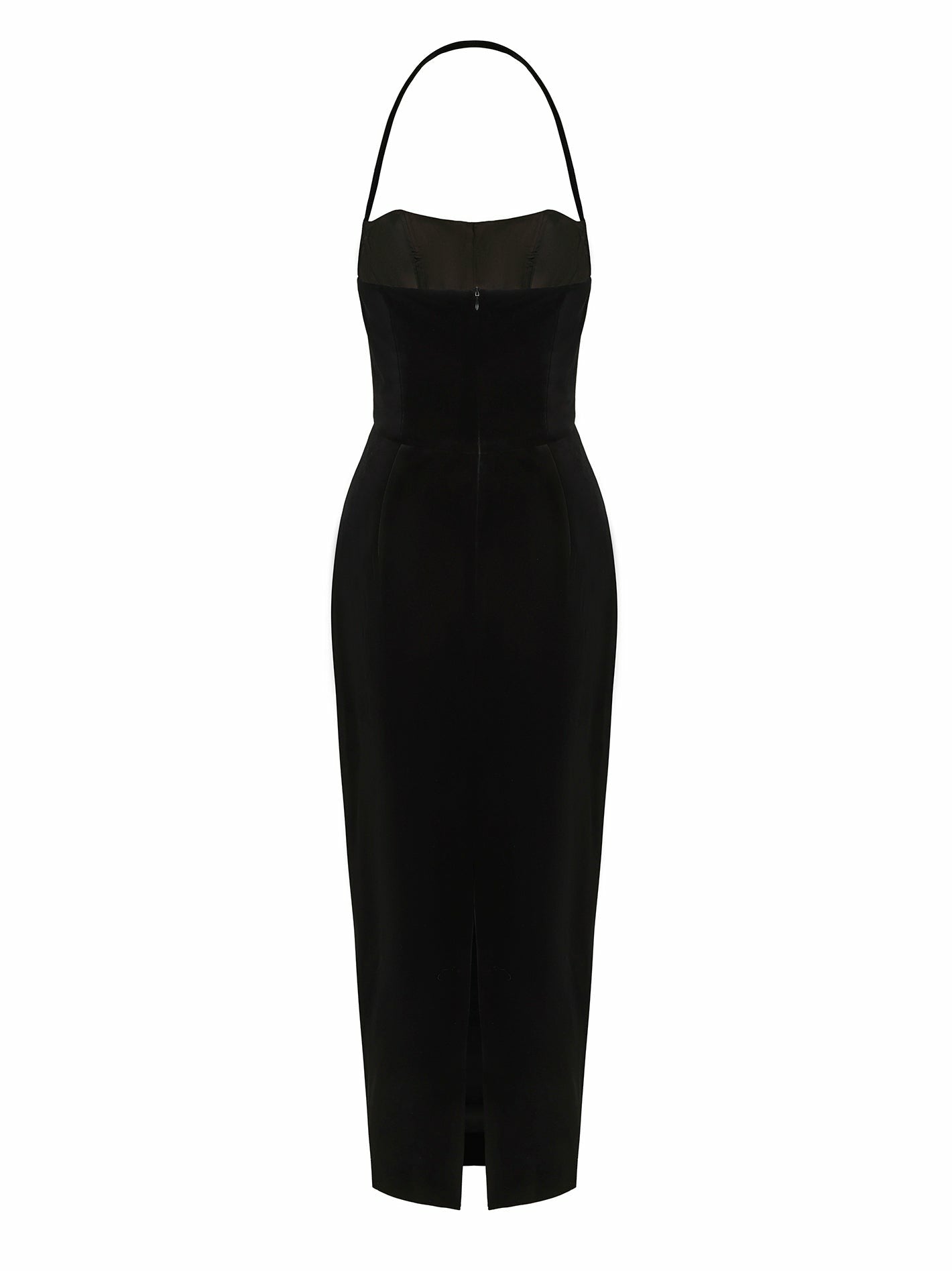Serena Dress: Black Midi Dress for Cocktail Party | Nana Jacqueline