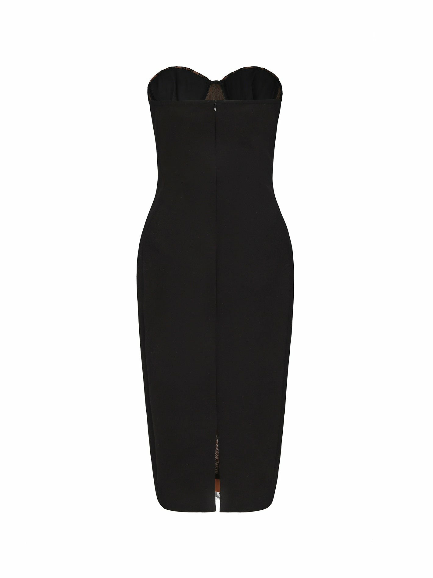 Elsa Lace Dress: Black Midi Dress for Cocktail Party | Nana Jacqueline