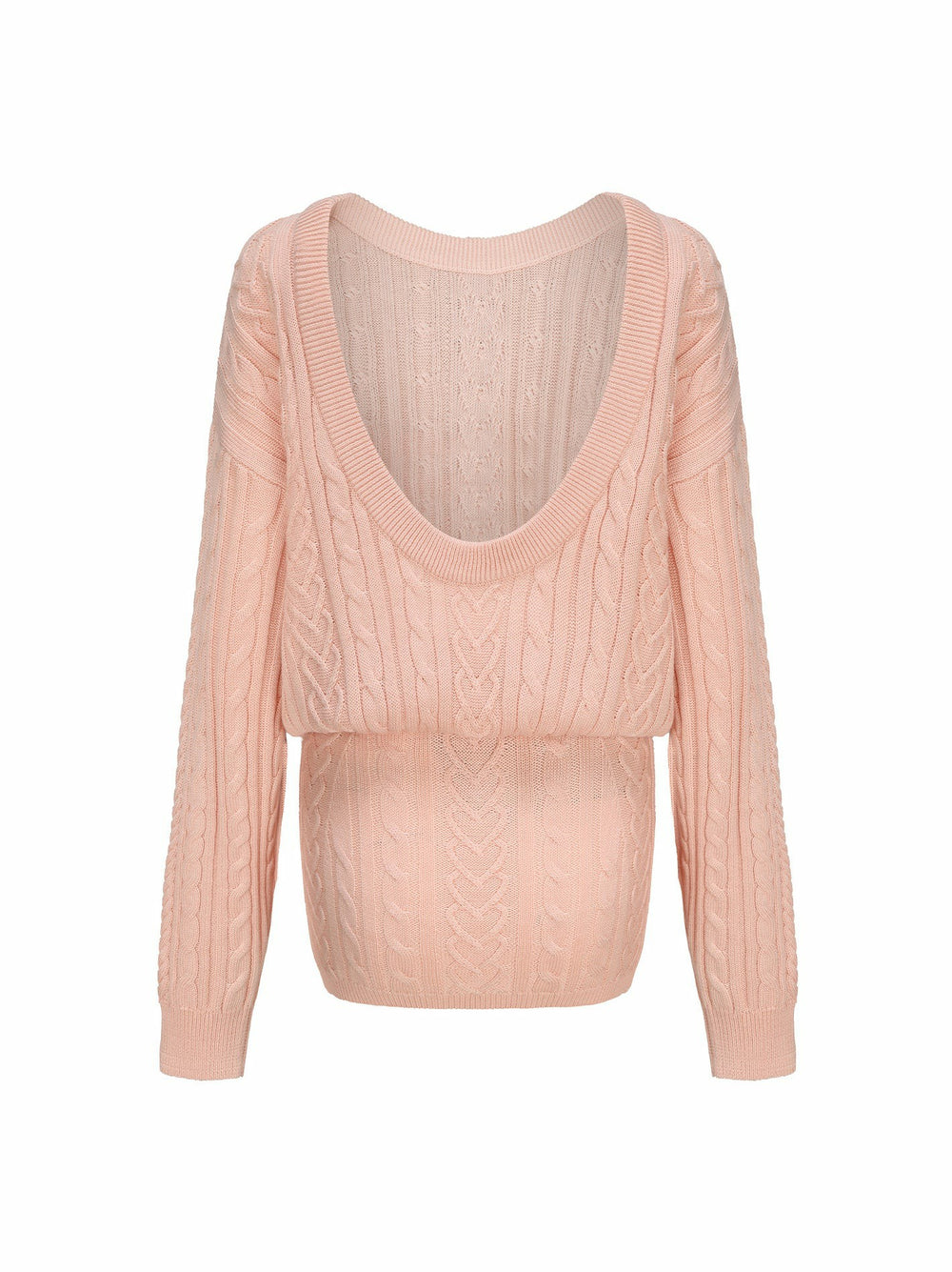 Kendall Knit Dress: Peach Knit Dress for Brunch | Nana Jacqueline