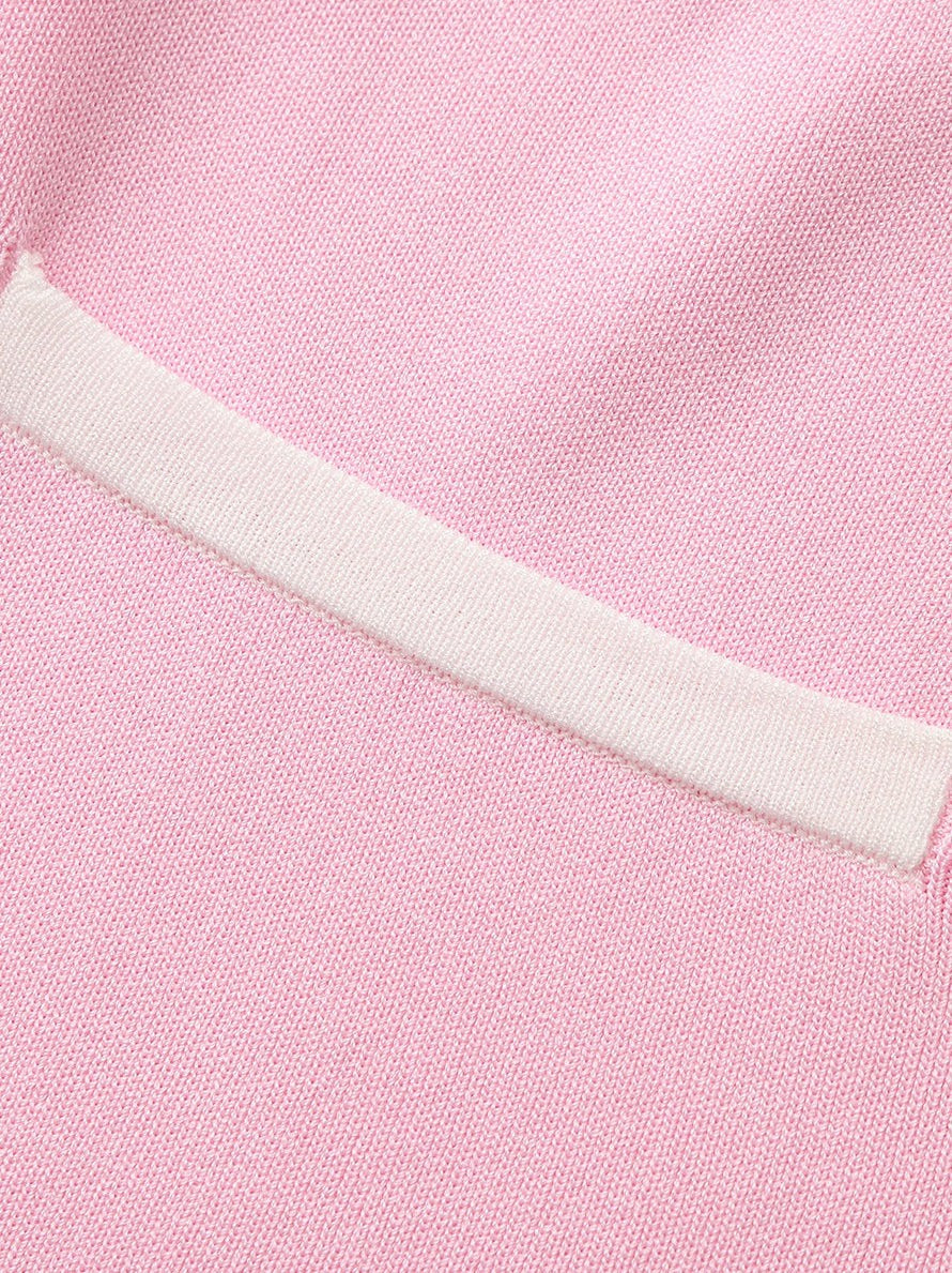 Pink Contrast A-Line Skirt | Nana Jacqueline