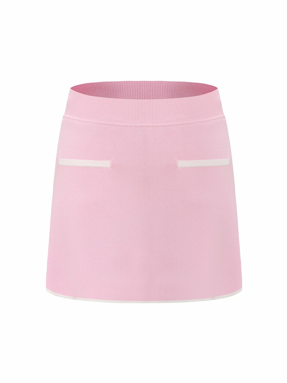 Pink Contrast A-Line Skirt | Nana Jacqueline