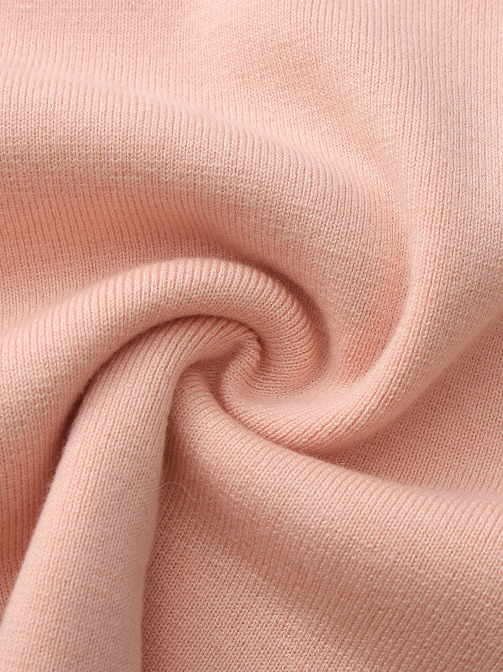 Colette Off-Shoulder Contrast Knit Blush Pink Top | Nana Jacqueline