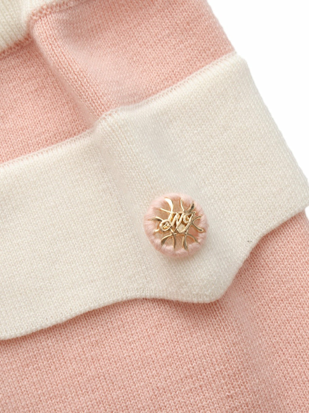 Colette Contrast Knit Blush Pink Lounge Shorts | Nana Jacqueline