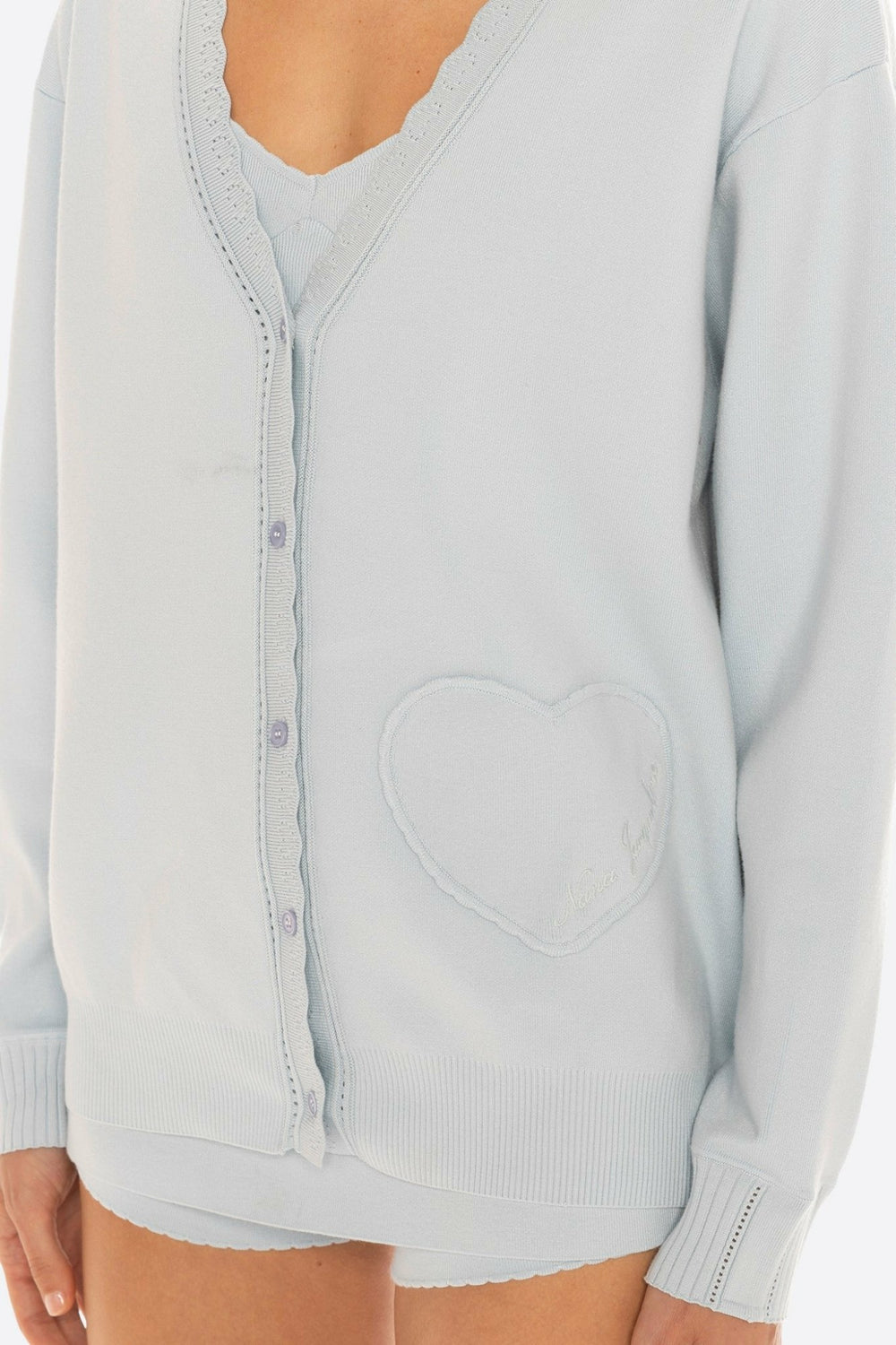 Carrie Cardigan: Blue Cardigan for Country Club Brunch | Nana Jacqueline