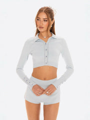 Jenna Cardigan: Blue Cardigan for Brunch | Nana Jacqueline