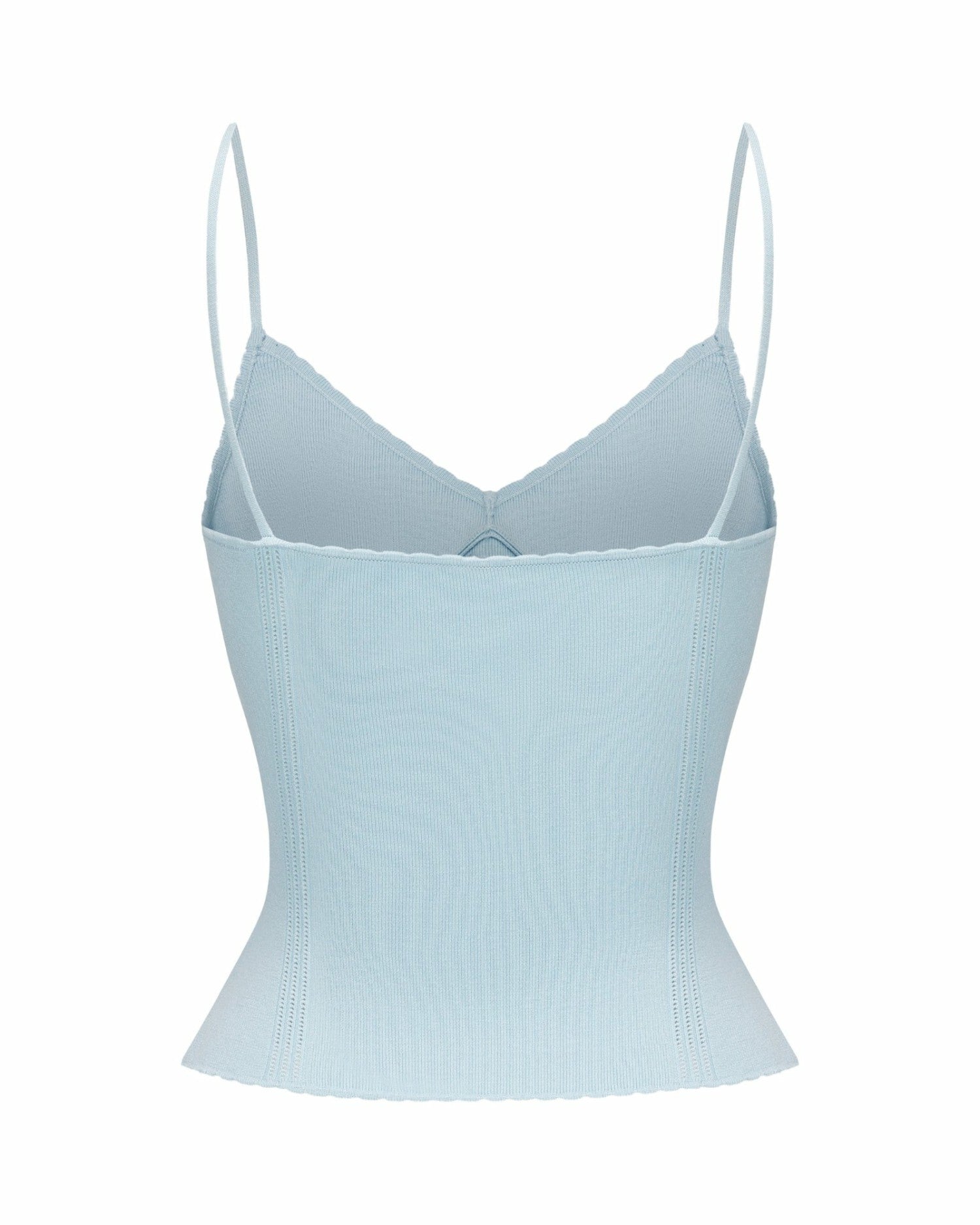 Carrie Top: Blue Knit Top for Resort Brunch | Nana Jacqueline