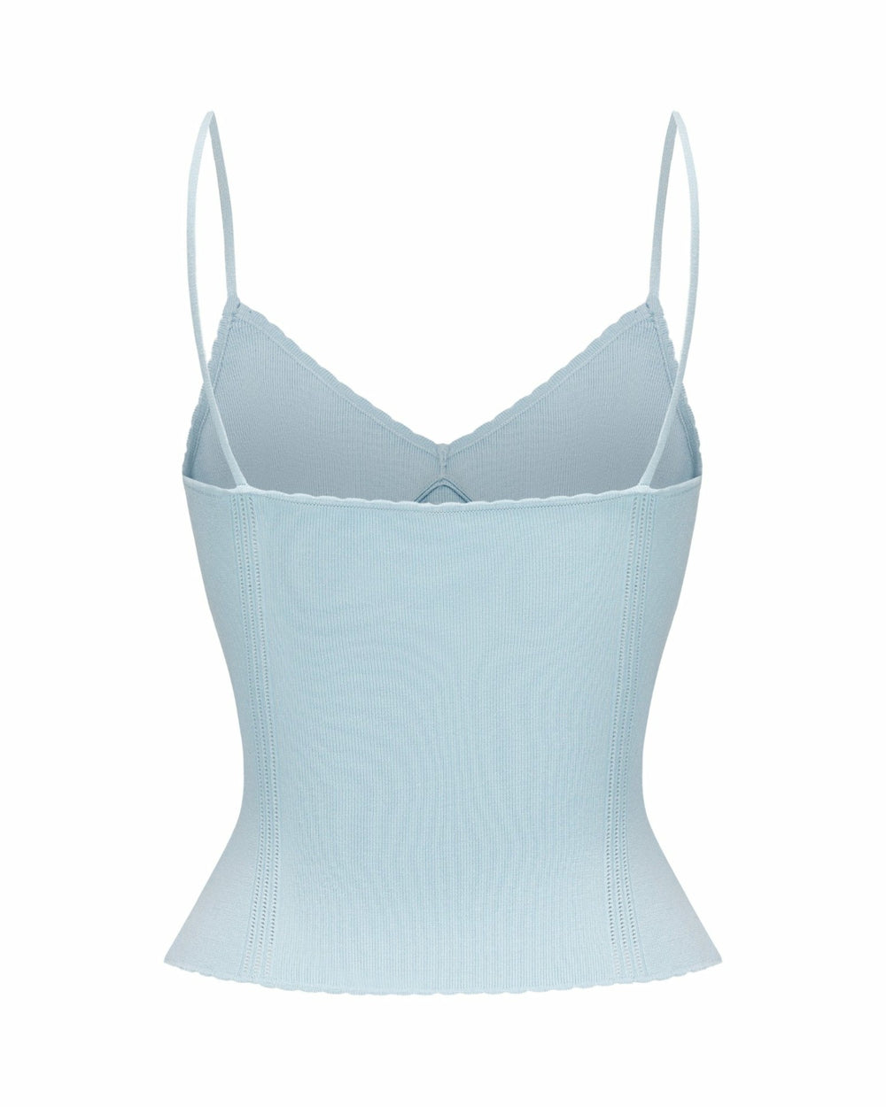 Carrie Top: Blue Knit Top for Resort Brunch | Nana Jacqueline