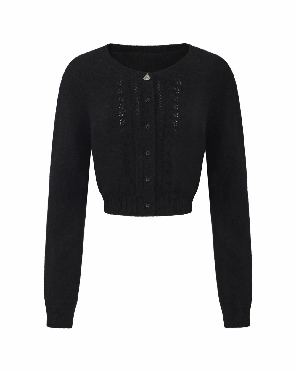 Mirabelle Knitted Cardigan: Black Cardigan for Brunch | Nana Jacqueline