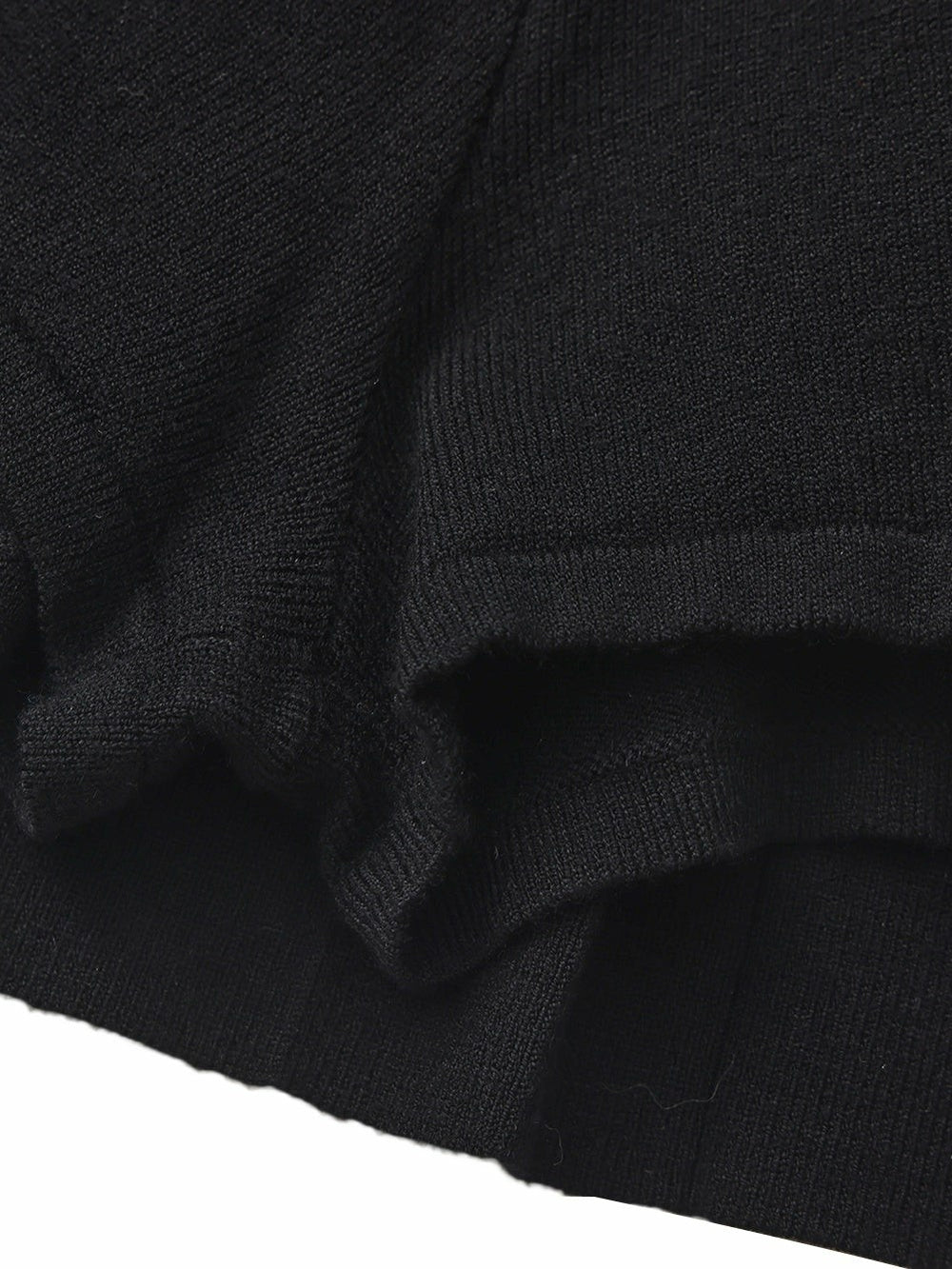Claudette Contrast Waist Pleated Black Mini Skirt | Nana Jacqueline