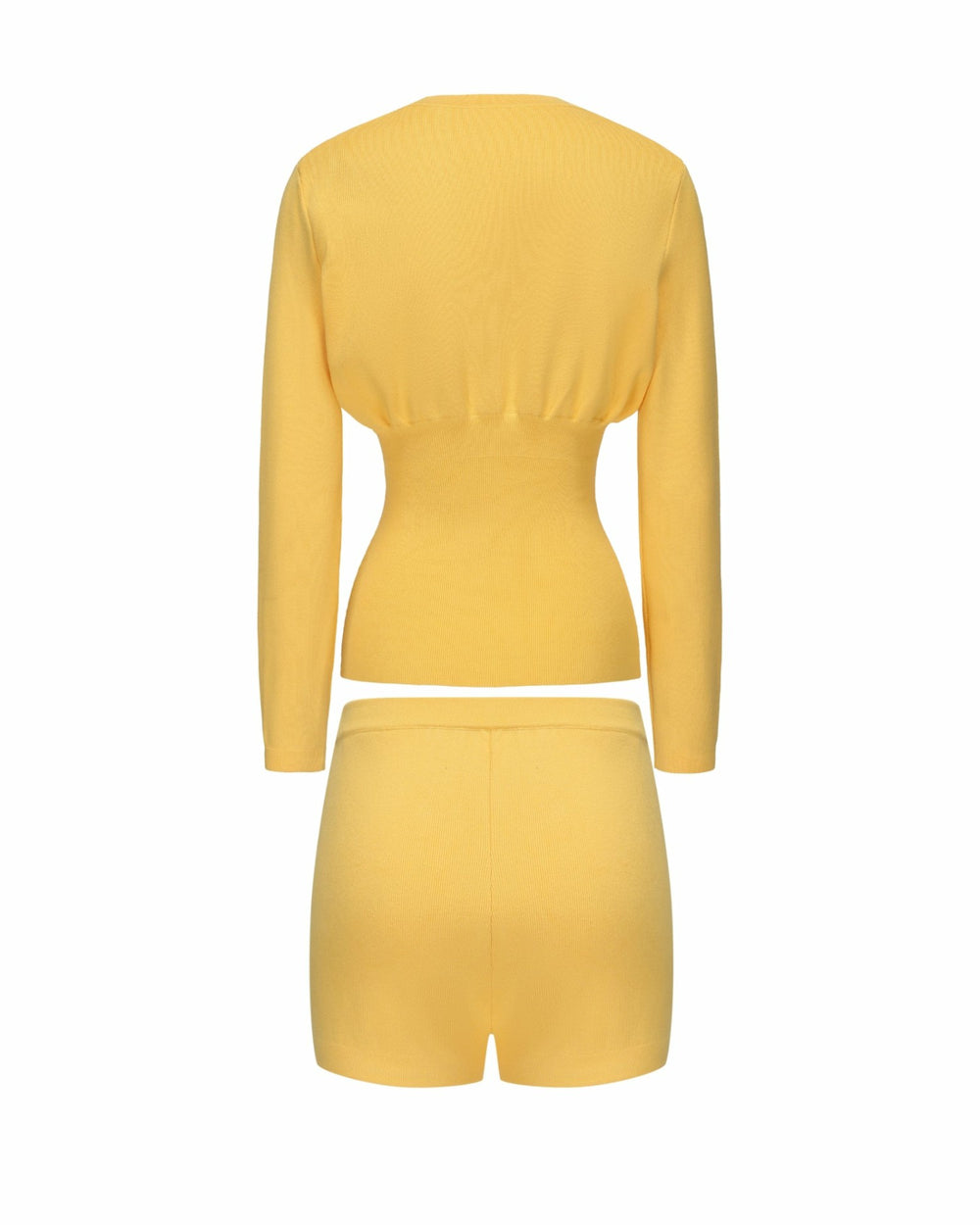 Naomi Knit Set: Yellow Knit Set for Resort Brunch | Nana Jacqueline