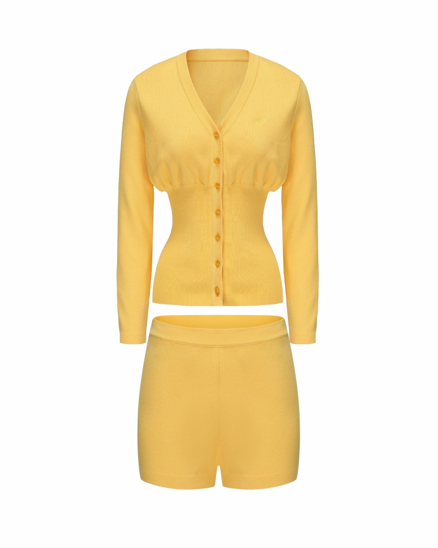 Naomi Knit Set: Yellow Knit Set for Resort Brunch | Nana Jacqueline