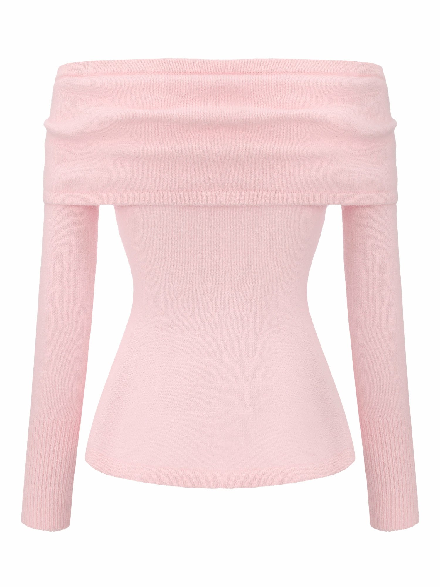 Brigitte Off-Shoulder Knit Pink Top: Pink Knit Top for Brunch | Nana Jacqueline