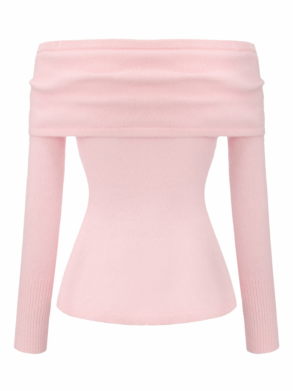 Brigitte Off-Shoulder Knit Pink Top: Pink Knit Top for Brunch | Nana Jacqueline
