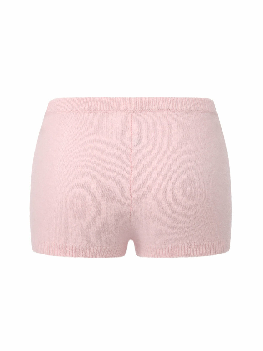 Brigitte Brushed Knit Blush Pink Lounge Shorts | Nana Jacqueline