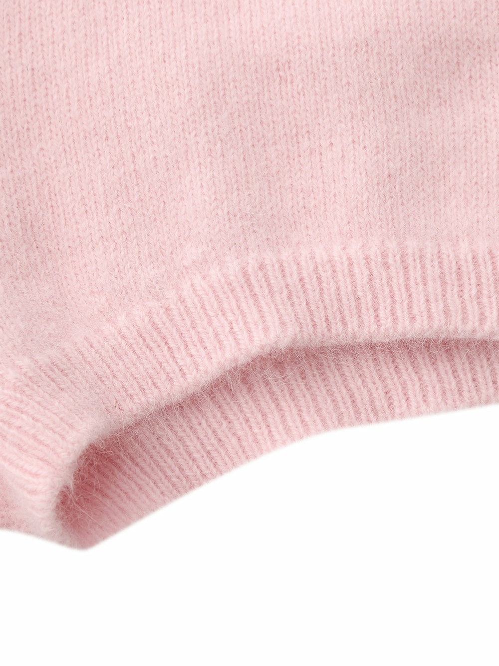 Brigitte Brushed Knit Blush Pink Lounge Shorts | Nana Jacqueline