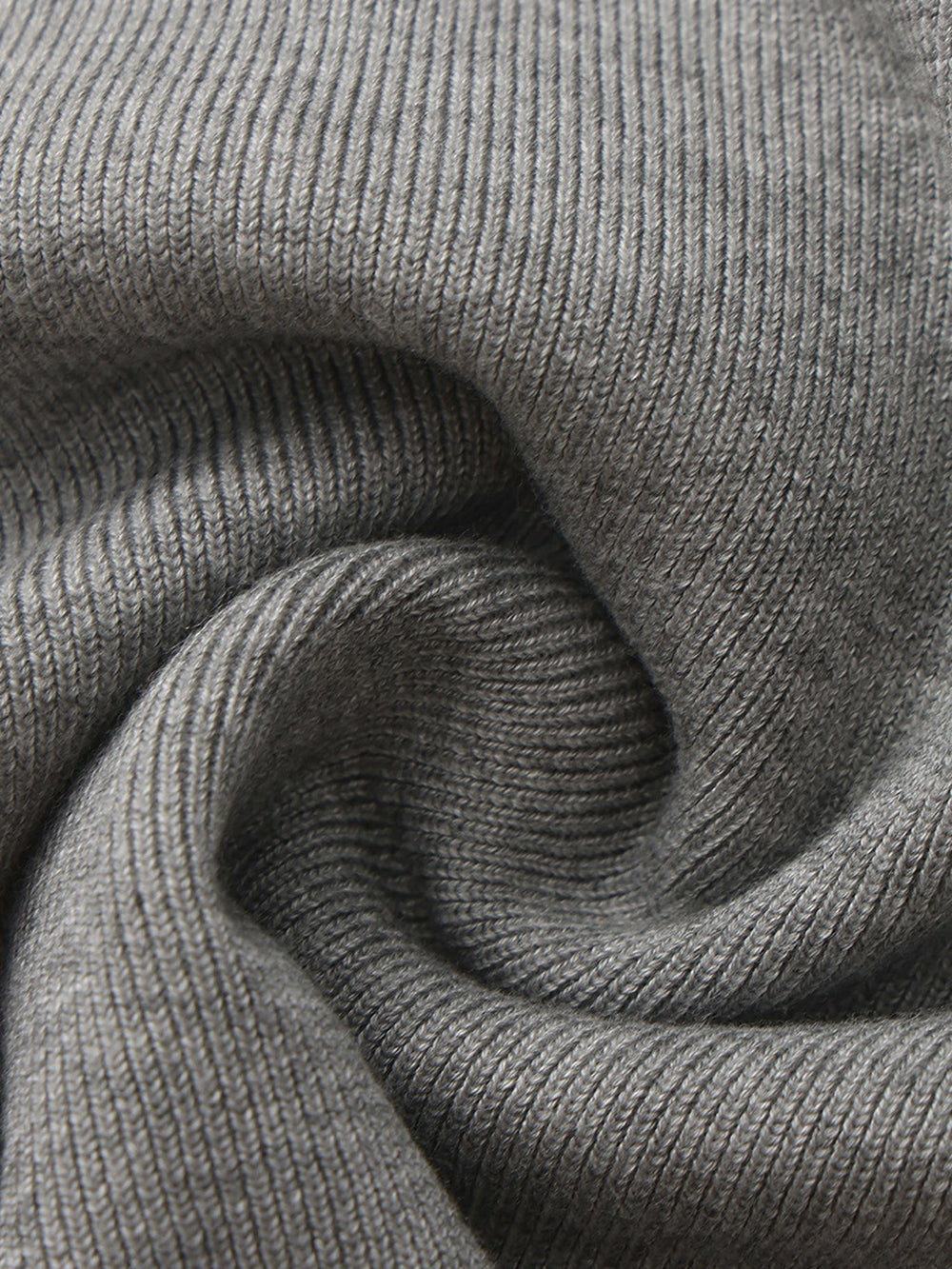 Grey Contrast-Trim Fitted Knit Vest | Nana Jacqueline
