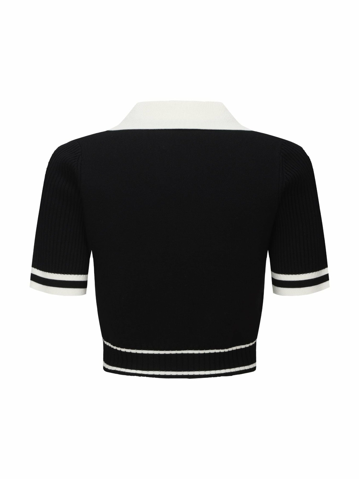 Samantha Knit Top: Black Knit Top for Country Club Brunch | Nana Jacqueline