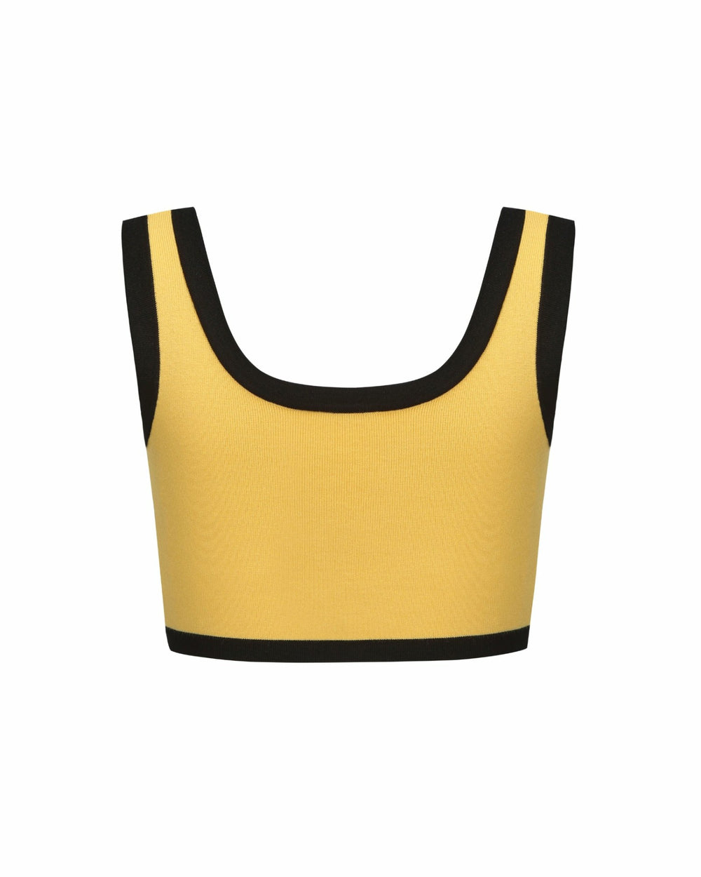 Eliza Vest Top: Yellow Knit Top for Brunch | Nana Jacqueline