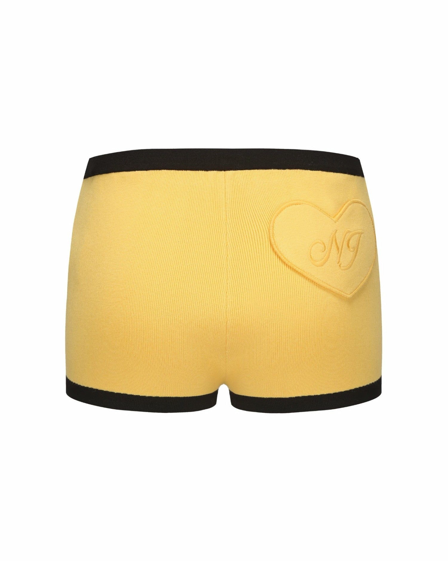 Eliza Knit Shorts: Yellow Knit Shorts for Resort Brunch | Nana Jacqueline