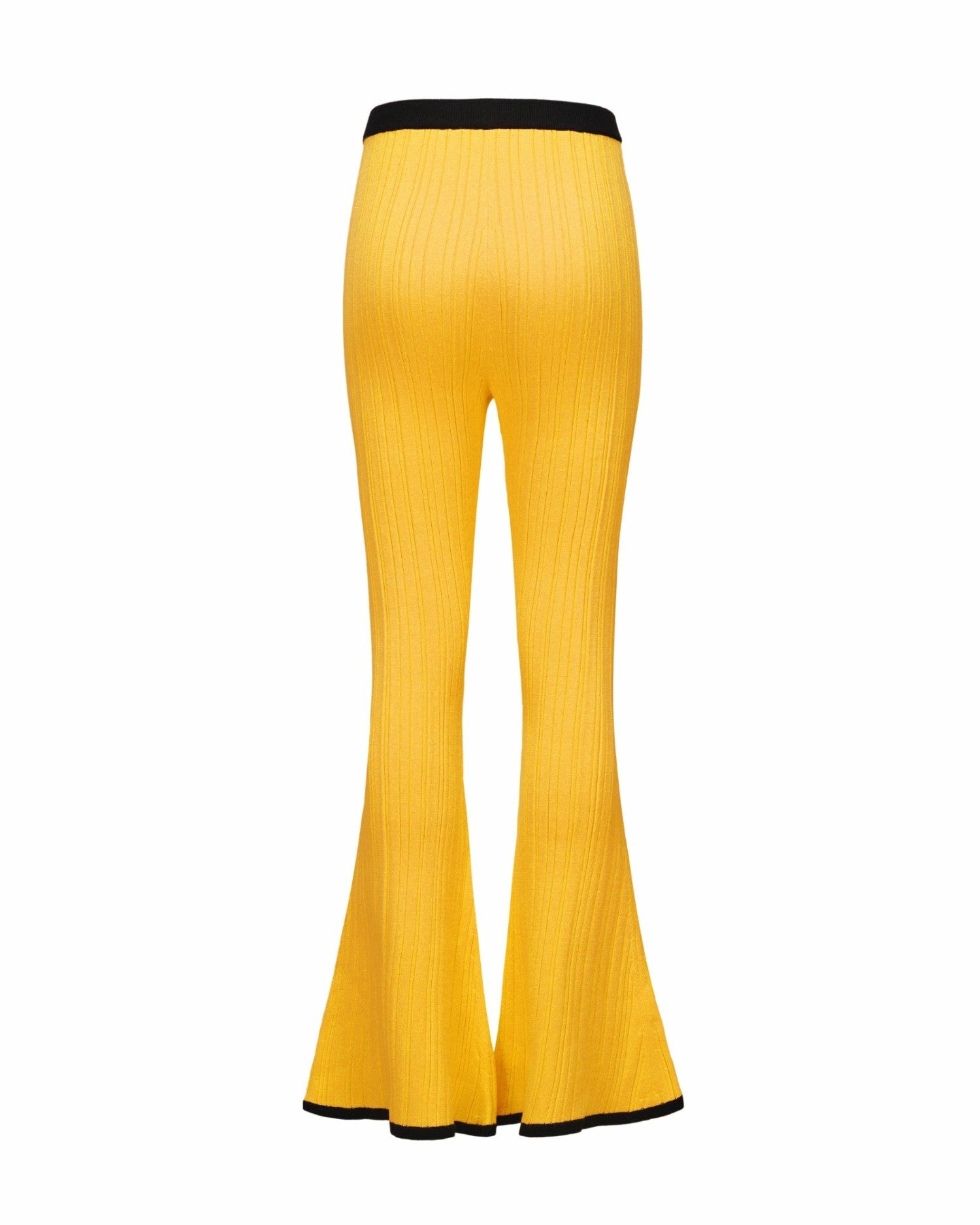 Eliza Pants: Yellow Knit Pants for Resort Brunch | Nana Jacqueline